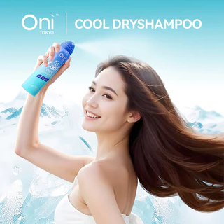 Oni Cool Dry Shampoo 100ml ดรายแชมพูสูตรเย็นโอนิ กลิ่นเกรปฟรุตมินท์ คุมมันยาวนาน ไม่ทิ้งคราบขาว เพิ่มวอลลุ่มให้ผม.