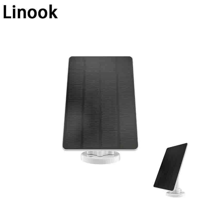 แผงโซลาร์เซลล์ Linook รับพลังงานแสงอาทิตย์และกันน้ําและกันฝนสําหรับกล้องโทรทัศน์แบบปิด