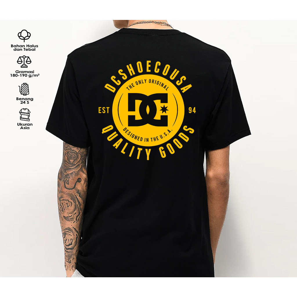 เสื้อยืดคอกลม DC ผู้ชายและผู้หญิง Valga Good Day Coffee Shop