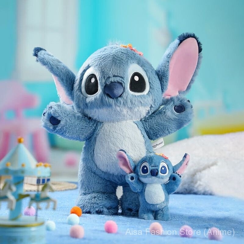 Disney ของแท้ Stitch น่ารัก Stitch ตุ๊กตา Stitch ตลก Plush ตุ๊กตากระเป๋านักเรียนตุ๊กตาของขวัญหญิง