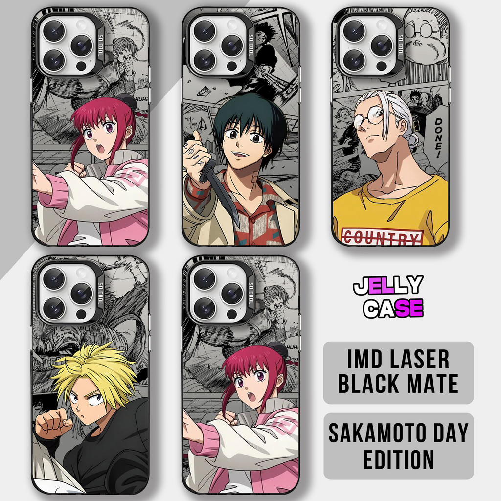 Sakamoto Day Case JE610 Vivo Y29 Y28 V30 V29 Y02 V50 Y03 Y18 X100 Y15S V40 Softcase พรีเมี่ยมคุณภาพด