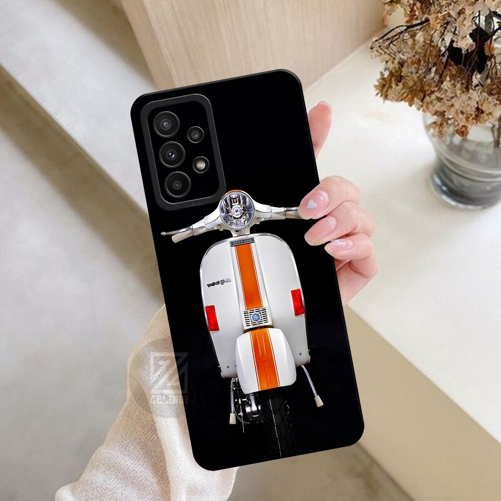 เคส HP Samsung Galaxy A73 - เคสแฟชั่น Vespa - เคส Samsung Galaxy A73 Softcase - เคส Pro - เคส Samsun