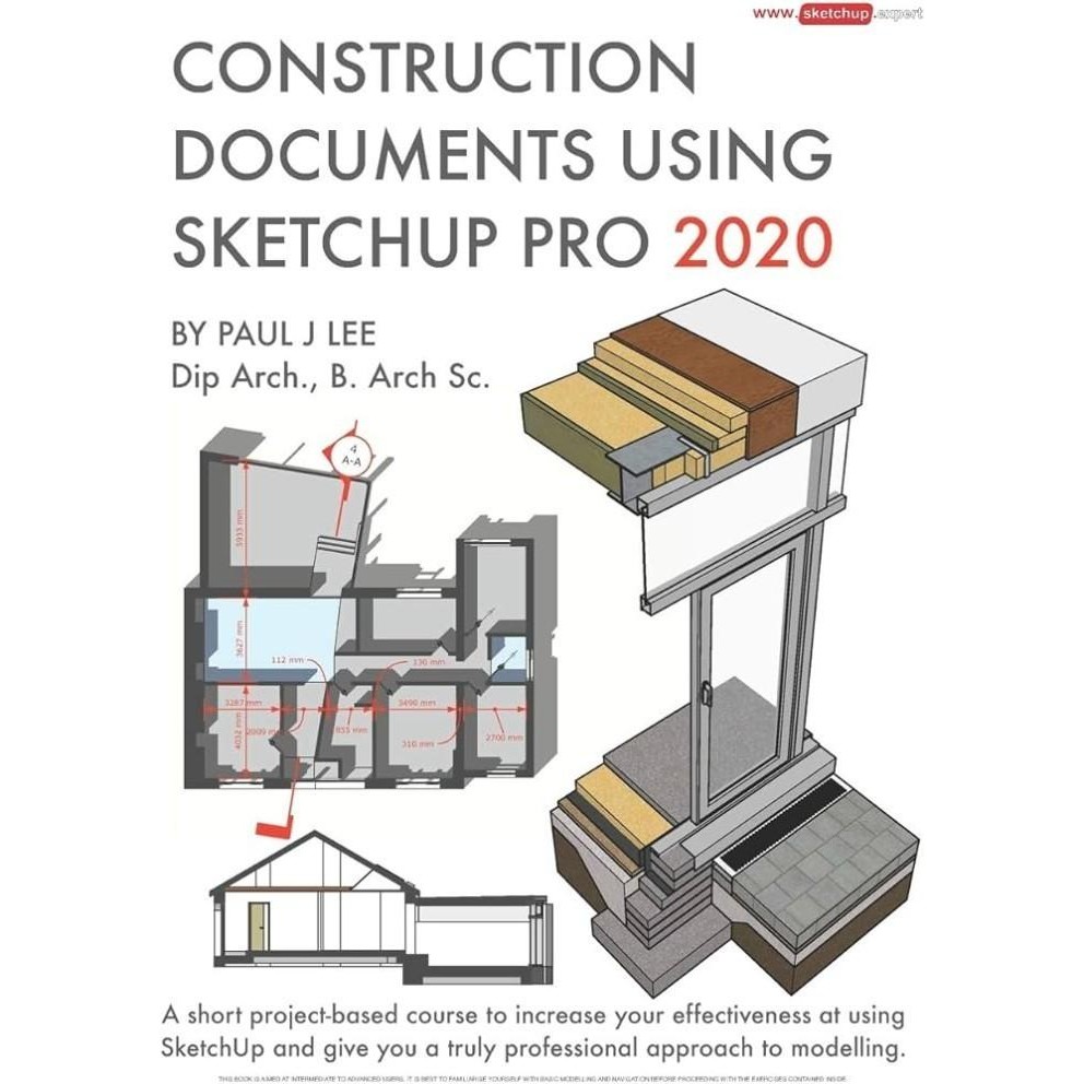 เอกสารก่อสร้างโดยใช้ SketchUp Pro 2020 S
