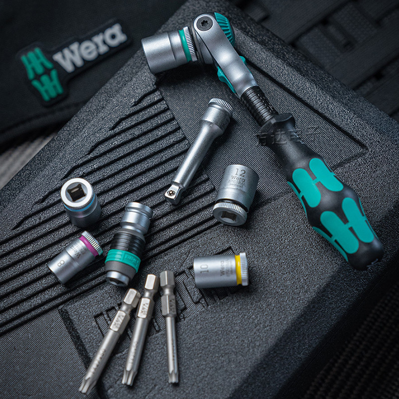 Original เยอรมัน Wera Wera นําเข้า Quick Ratchet ประแจซ็อกเก็ตชุดเครื่องมือ 8100 SA6 SB6 SC6