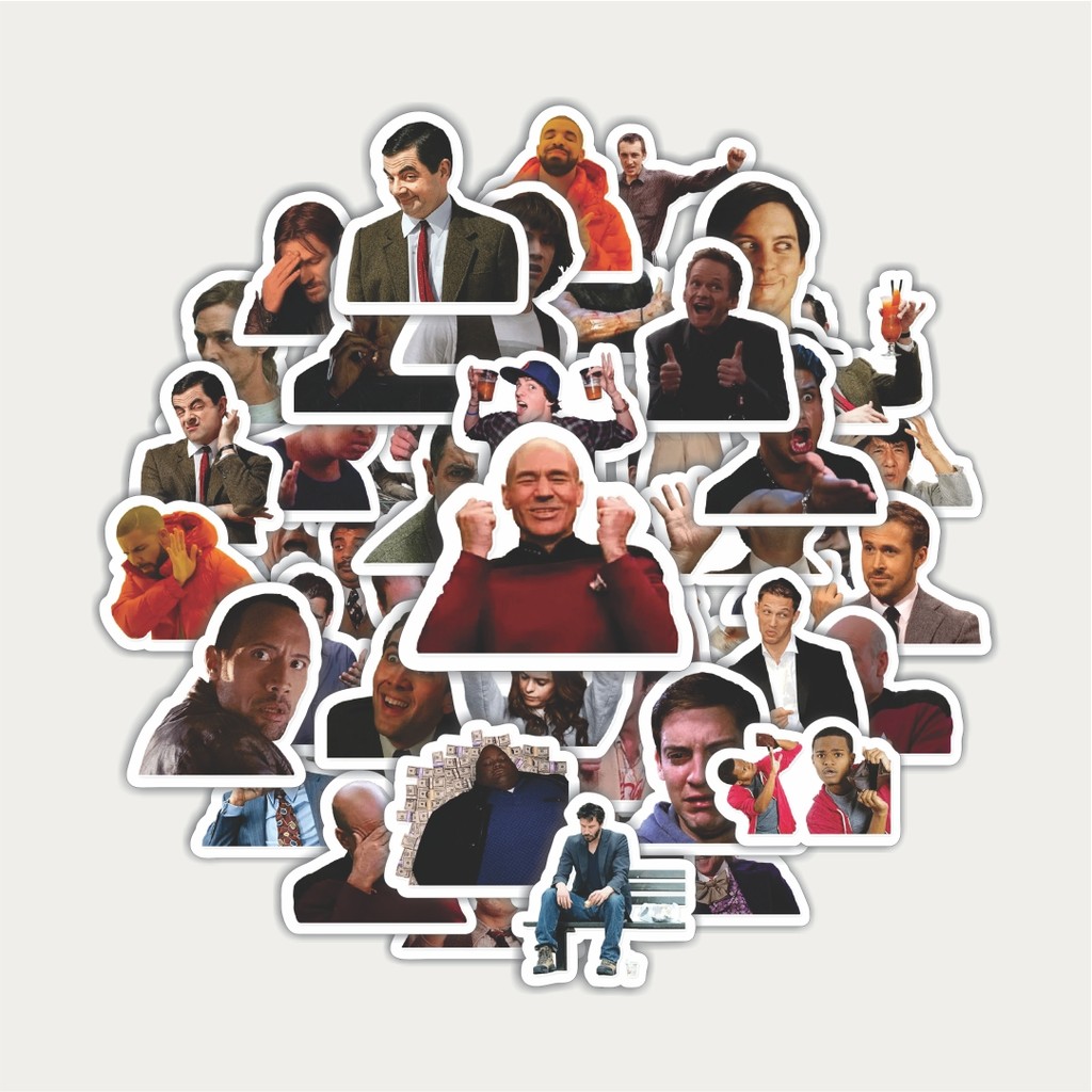 สติ๊กเกอร์แพ็ค Meme1- World Meme pack 01| สติ๊กเกอร์ TUMBLR | สติ๊กเกอร์แล็ปท็อปสําหรับกระเป๋าเดินทา