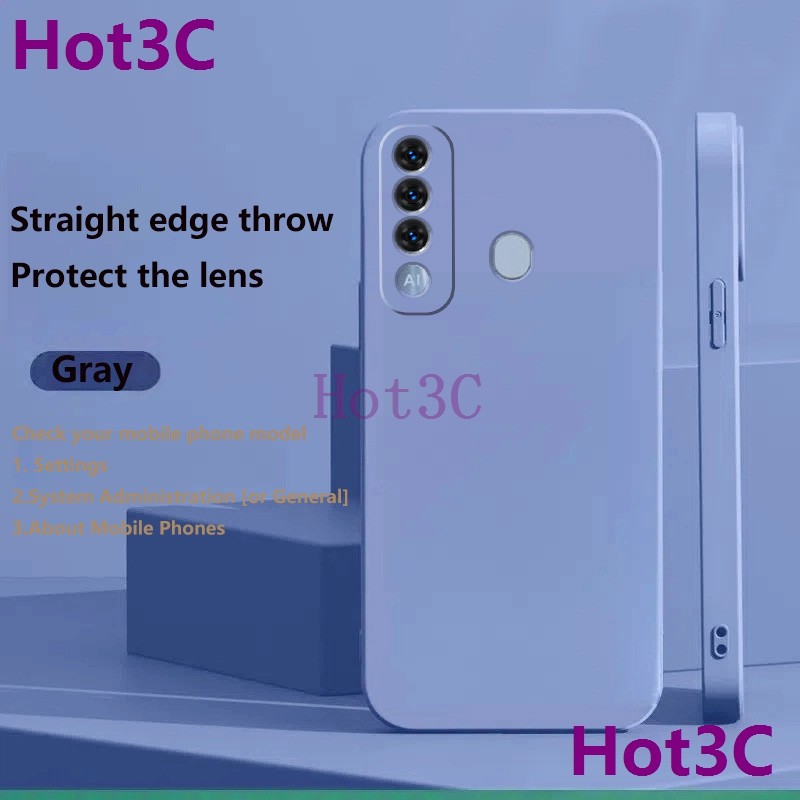 เคส For Infinix Tecno Spark 7 Pro tpu YTCS ซิลิโคนเคสโทรศัพท์สีทึบเรียบง่าย ราคา ถูกที่สุด ดีลบีเคเค แกลเลอรีภาพที่ 4