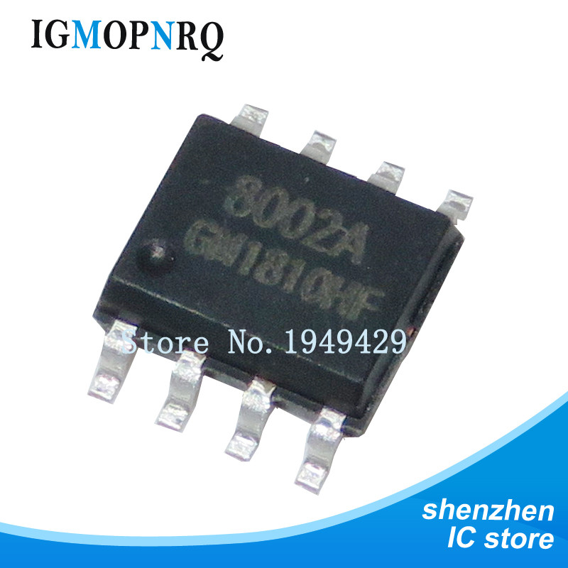 10 ชิ้น/ล็อต MD8002A SOP8 MD8002 SOP 8002A SMD SOP-8 8002 CKE8002B NS8002 IC ใหม่และต้นฉบับ