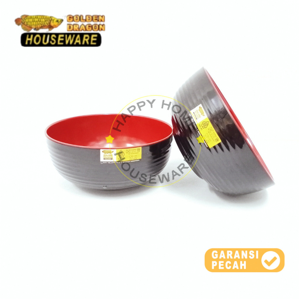 ธนูซุปมังกรทอง 6IN | ชามซุป | SOUP BOWL MELAMINE RAMEN 14CM W06A5