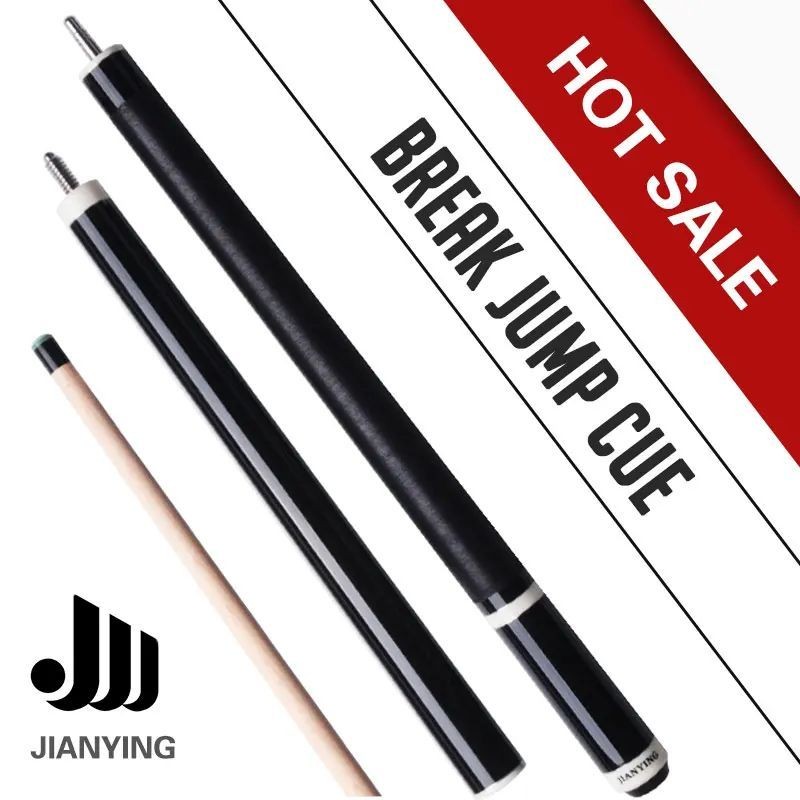 ต้นฉบับ 58 Jianying Punch Jump Cue 13.2 มม.ปลาย Hard Maple Shaft ผ้าลินินห่อ Professional Break Cue 