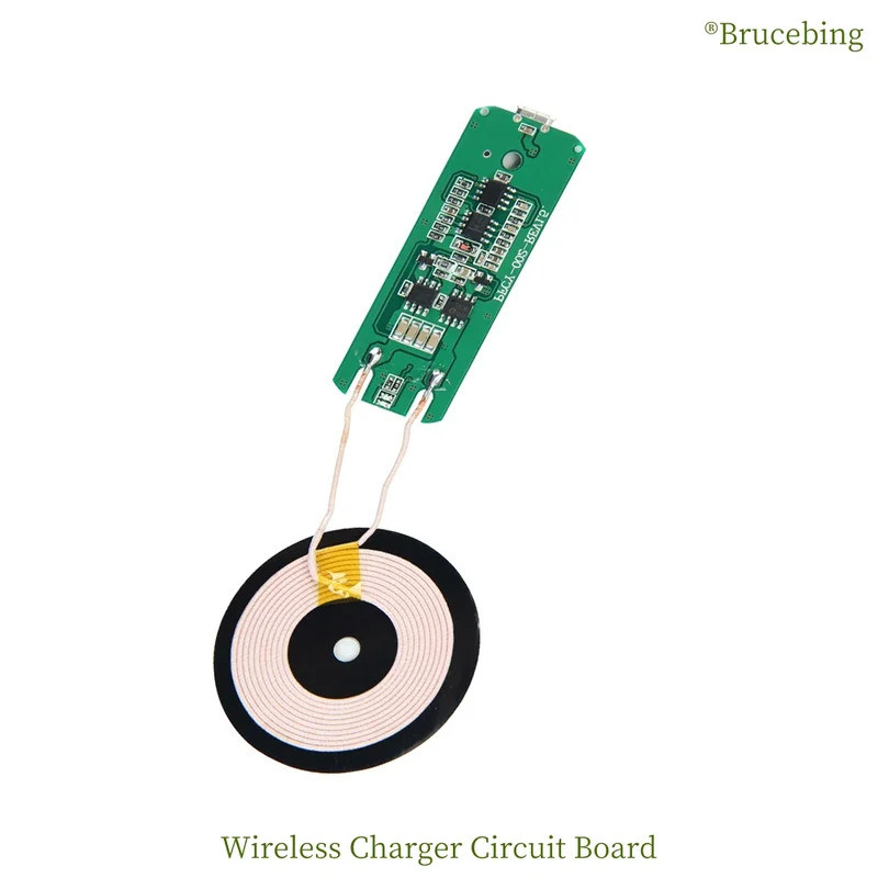 Universal 5V Wireless Charger Circuit Board Coil ตัวรับสัญญาณไร้สายโมดูลชาร์จสําหรับสมาร์ทโฟนทุกรุ่น