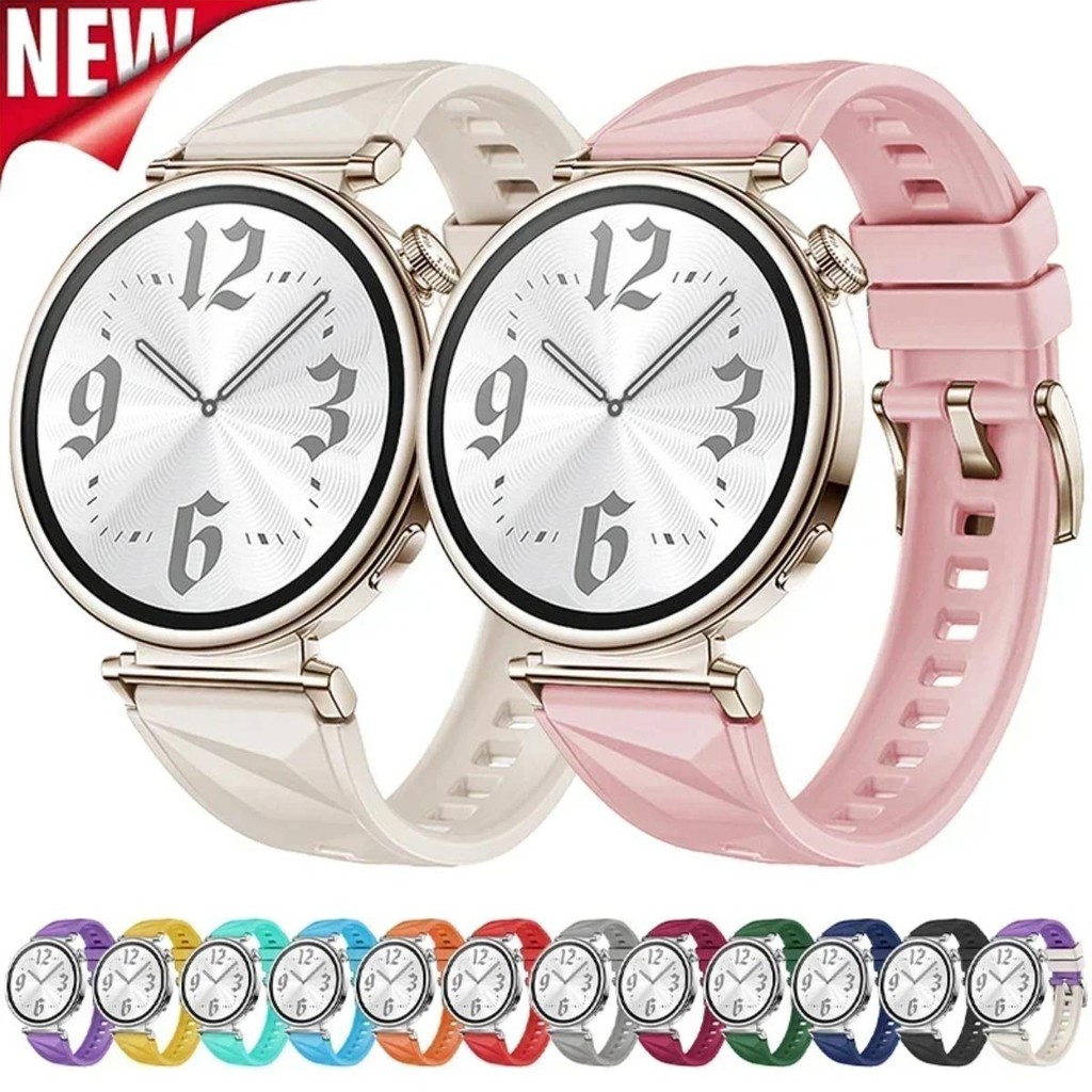 18มิลลิเมตรผู้หญิงสําหรับหัวเว่ยนาฬิกาgt6 41มิลลิเมตรหัวเว่ยนาฬิกา5 42มิลลิเมตรกีฬาซิลิโคนเปลี่ยนวงสําหรับหัวเว่ยนาฬิกาgt5 GT4 41มิลลิเมตรระบายอากาศ18มิลลิเมตรข้อ
