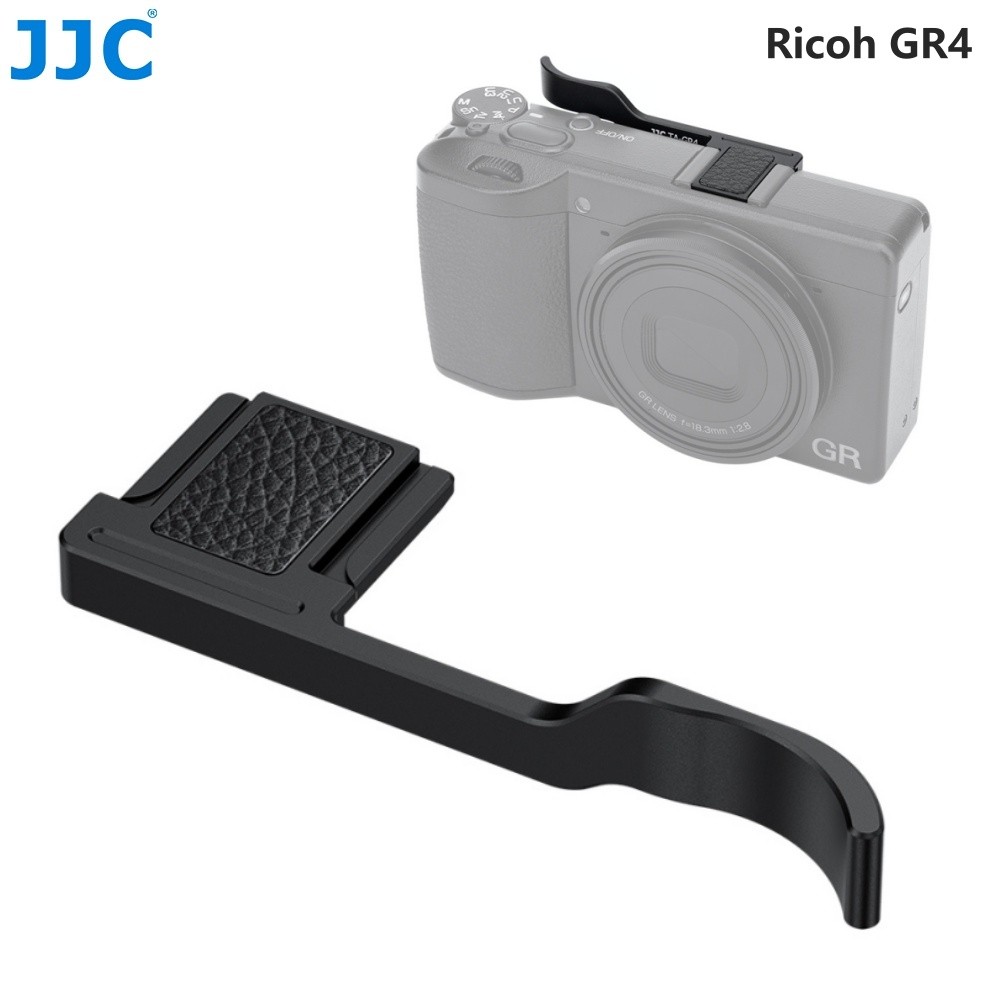 JJC Metal Thumb Grip สําหรับ Ricoh GR IV GR4 GRIV กล้อง, GR4 ที่พักนิ้ว Finger Rest ร้อนรองเท้าหมวก 