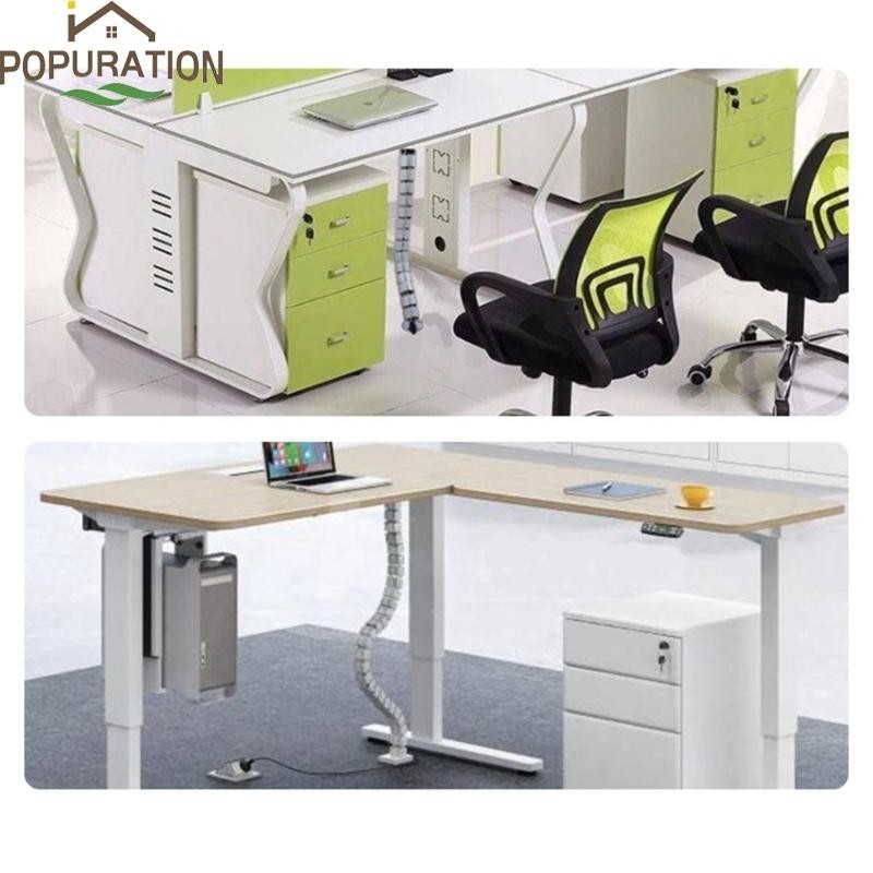POP Friendly ABS Cable Management Tube สําหรับองค์กรโต๊ะระบบเก็บสายไฟพร้อมคุณสมบัติการติดตั้งอย่างรว