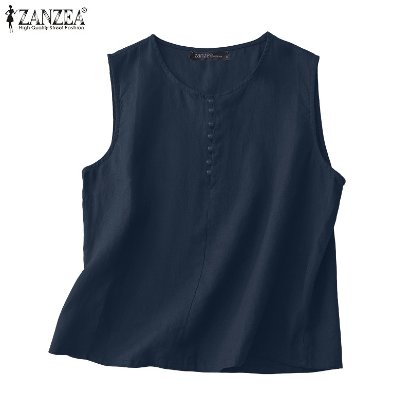 ZANZEA เสื้อสายเดี่ยวสไตล์เกาหลีสำหรับสตรี