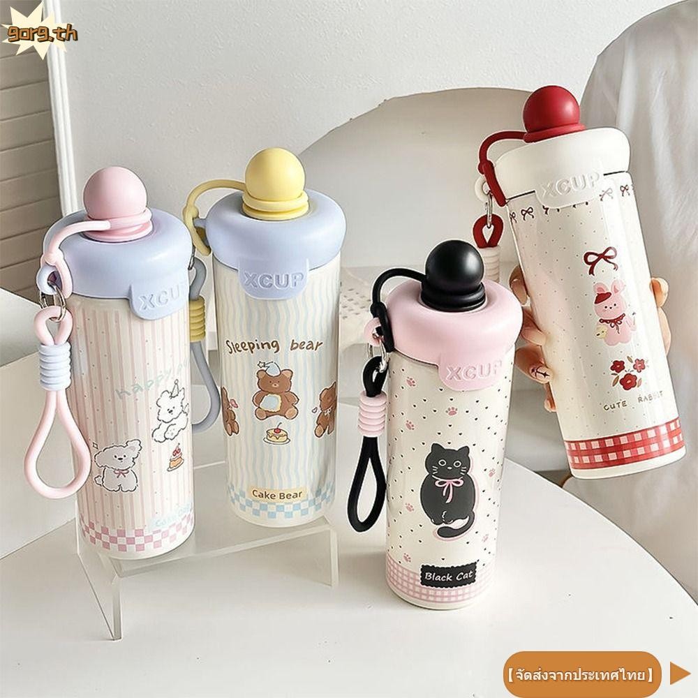 โกร์ก ถ้วยสูญญากาศ,ความจุสูงที่มีเชือกยก316ถ้วยสแตนเลสฉนวนกันความร้อนที่ทนทานหรือความเย็น600มลแก้วเก็บความร้อนสําหรับพนักงานออฟฟิศ