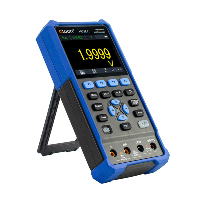 Owon Lilipu HDS242S มือถือขนาดเล็ก Oscilloscope HDS272S สะดวก Mini Oscilloscope ซ่อมรถยนต์