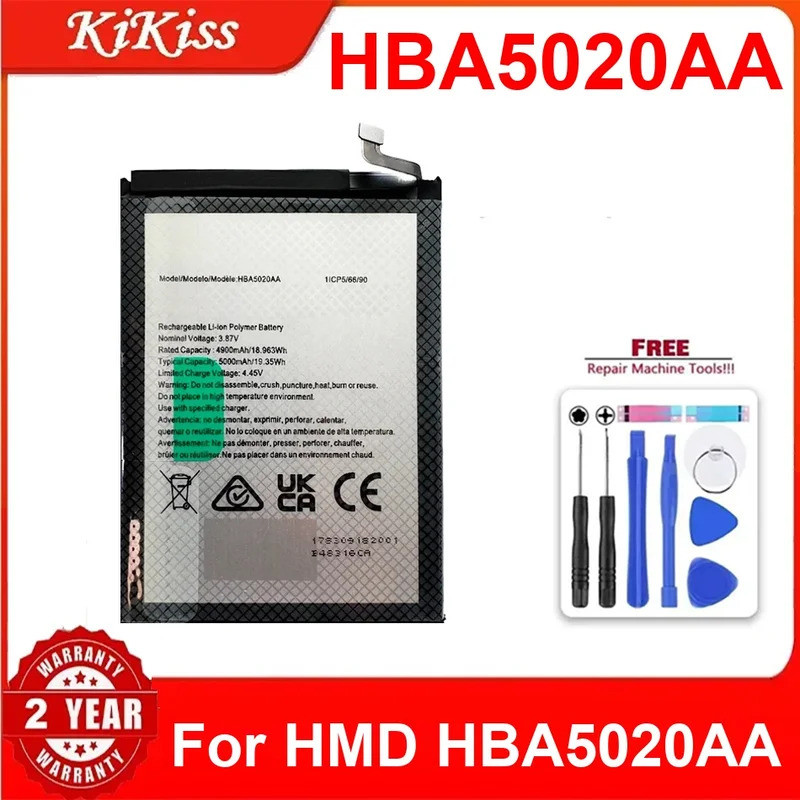 HBA5020AA แบตเตอรี่สําหรับ HMD HBA5020AA แบตเตอรี่โทรศัพท์มือถือประสิทธิภาพสูง