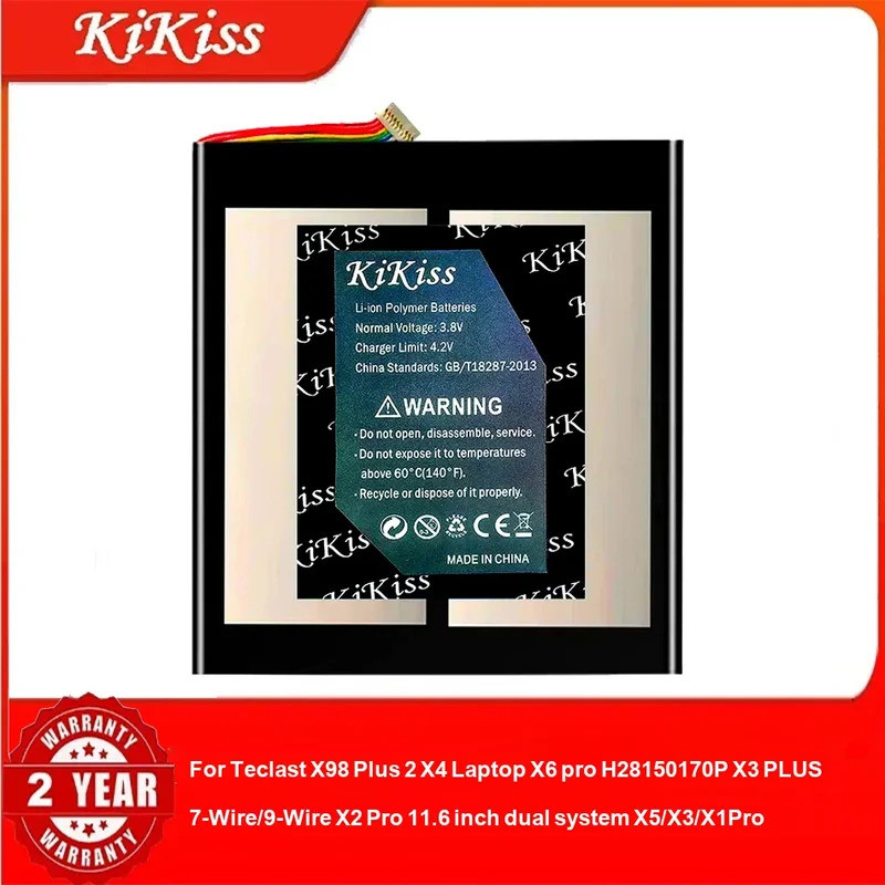 แบตเตอรี่สําหรับ Teclast X98 Plus 2 X4 แล็ปท็อป X6 pro H28150170P X3 PLUS 7 สาย/9 สาย X2 Pro ระบบคู่