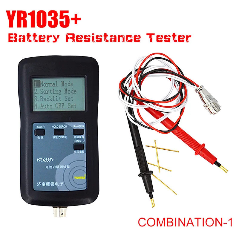 ใหม่ Original Four-line YR1035 แบตเตอรี่ลิเธียมความต้านทานภายใน Meter Tester YR 1035 เครื่องตรวจจับ 