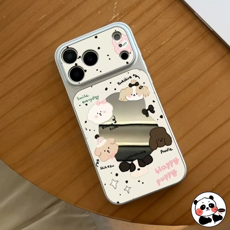 น่ารักลูกสุนัขกระจกเคสโทรศัพท์สําหรับRedmi R70M 15A 15R 12 12C 12R 11A 10 10A 10C 9T 9 Power 9A 9C N