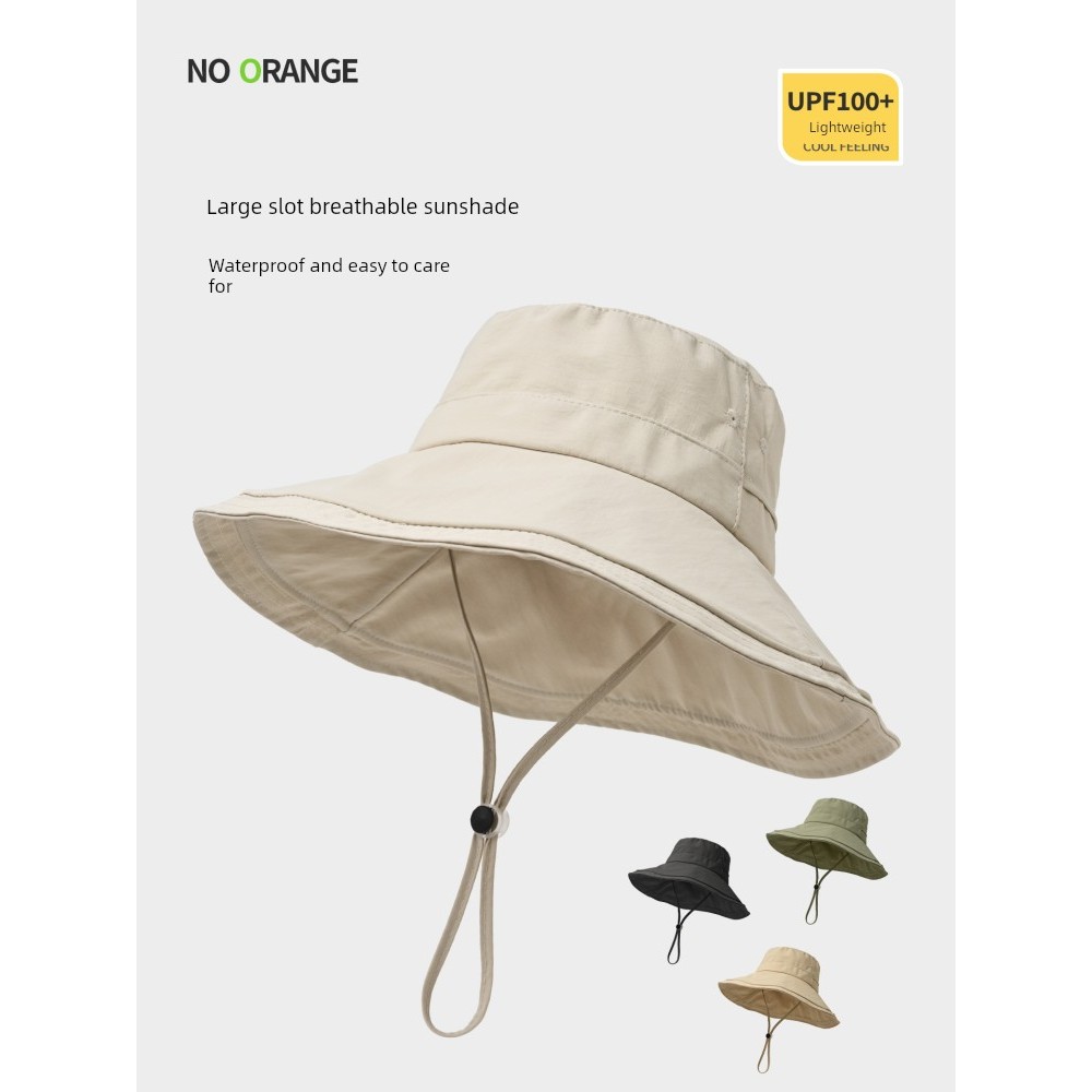 2026 Outdoor Quick-Drying Mountaineering Hat Sun Hat Bucket Hat Female Sun Big Brim Male Sun Hat
