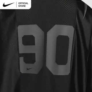 Nike Women's Sportswear Street Oversized Short-Sleeve Graphic Jersey Top - Black [HJ0281-010]