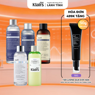 Nước hoa hồng Dear, Klairs Supple Preparation Toner dưỡng sáng cấp ẩm lành tính [FS]