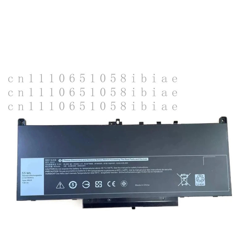 ใหม่ 7.6V 55Wh แบตเตอรี่โน๊ตบุ๊คแล็ปท็อป J60J5 สําหรับ Dell Latitude E7270 E7470 MC34Y 0MC34Y 242WD 