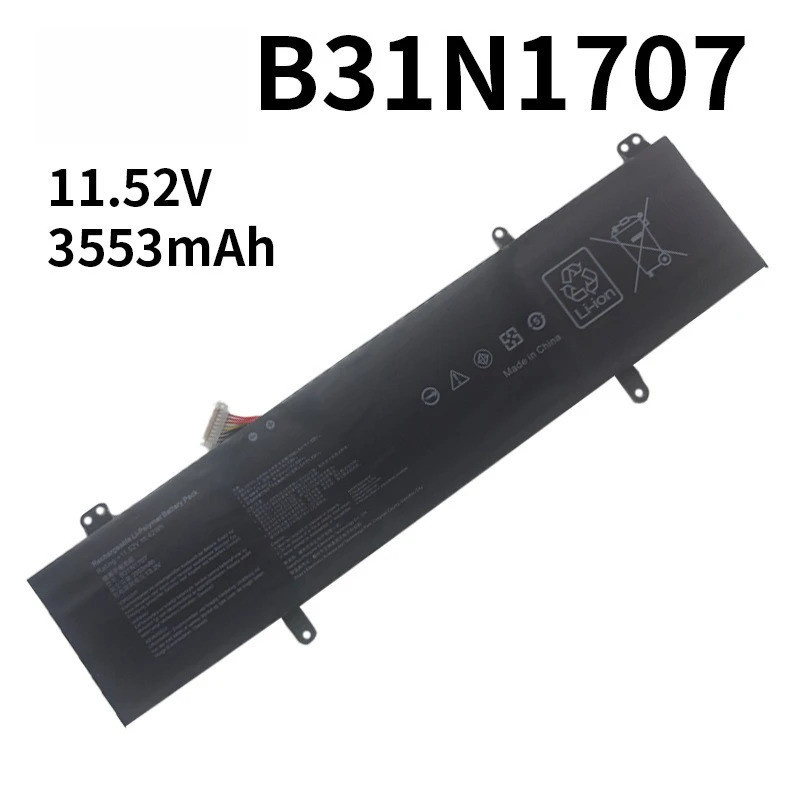 ใช้งานร่วมกับ ASUS B31N1707 S4100V S4100VN S4200U S4200UF แบตเตอรี่แล็ปท็อปคุณภาพสูง