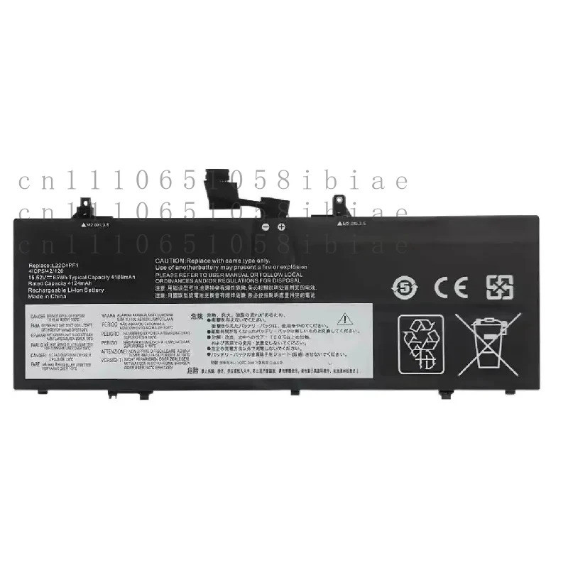 ใหม่15.52V 65Wh L22M4PF1 L22C4PF1 L22D4PF1 SB11J63620 แบตเตอรี่สําหรับ Lenovo โยคะ Slim 6 14IAP8 14A