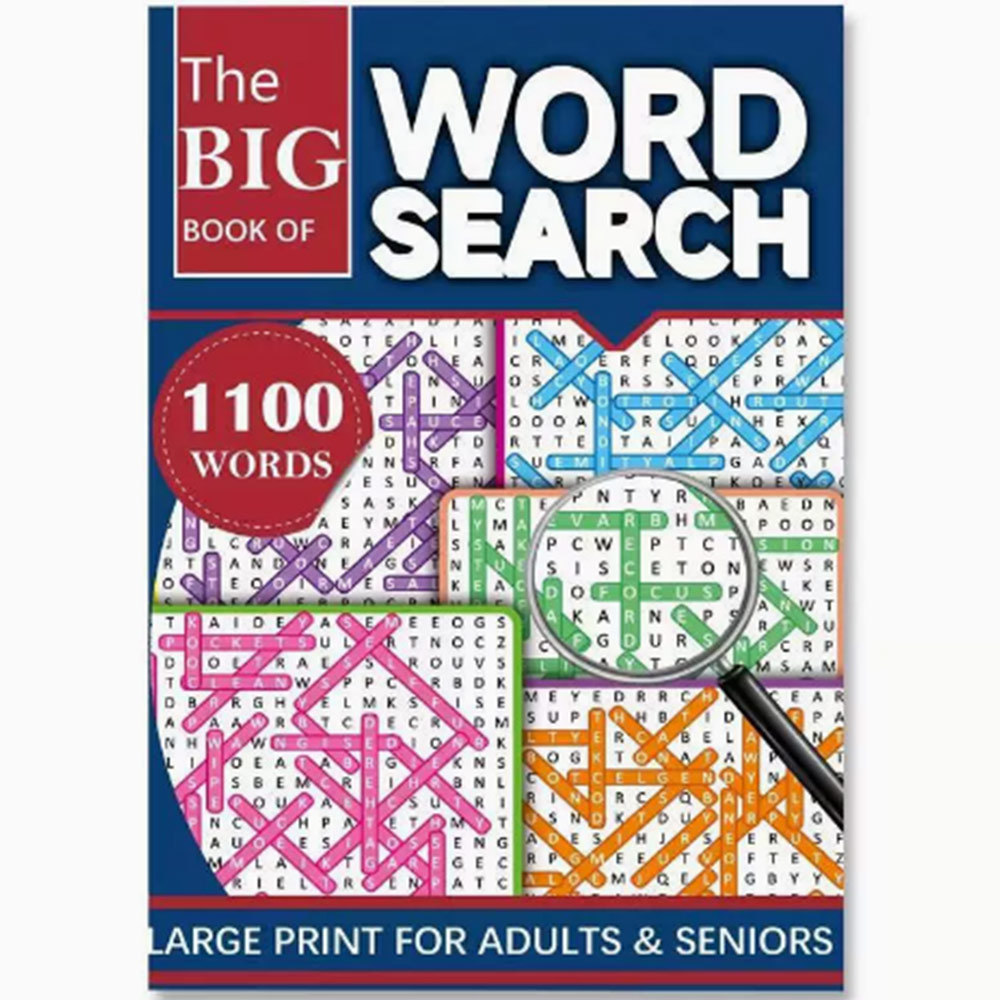 Word Search Puzzle Books Printed Leisure Game Book Large Word Bank Pass Leisure Time Improve Intelli