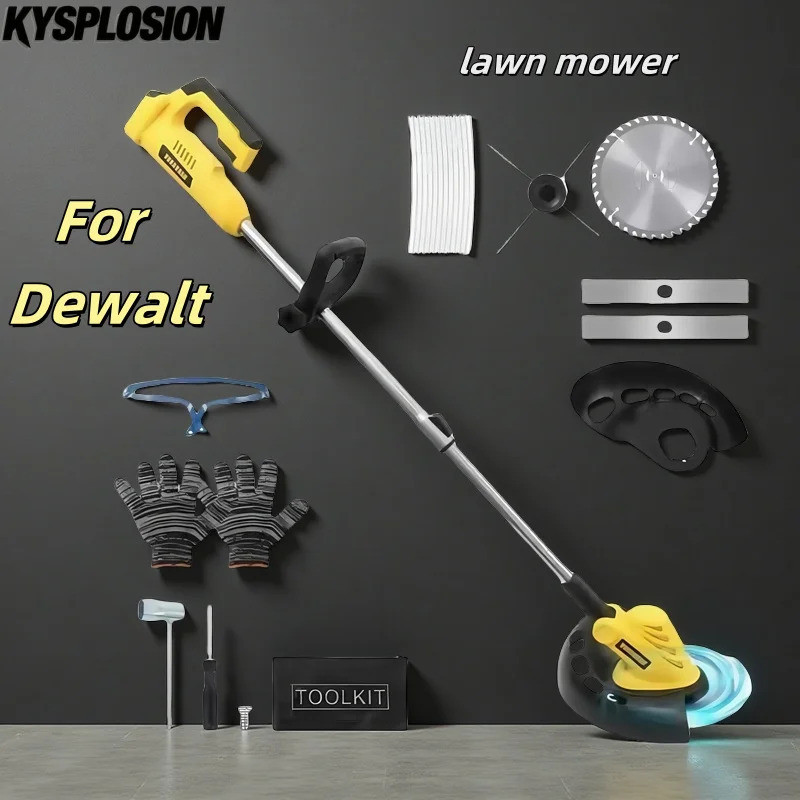 KYS 30000rpm 1200W เครื่องตัดหญ้าไฟฟ้าความยาวเครื่องตัดปรับไร้สายสวนตัดหญ้า Trimmer สําหรับ Dewalt 2