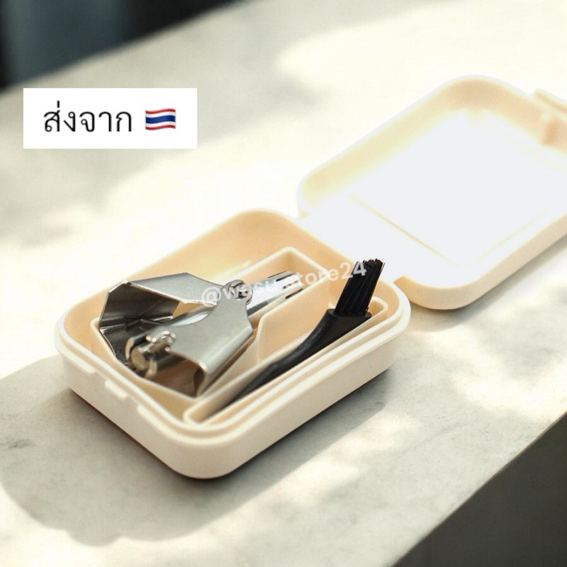 🔥พร้อมส่ง ใน 🇹🇭🔥 wasu.store24 WS034 ที่ตัดขนจมูก สแตนเลส เครื่องตัดขนจมูก ไม่ดึงขน ราคาถูก พกพาสะดวก