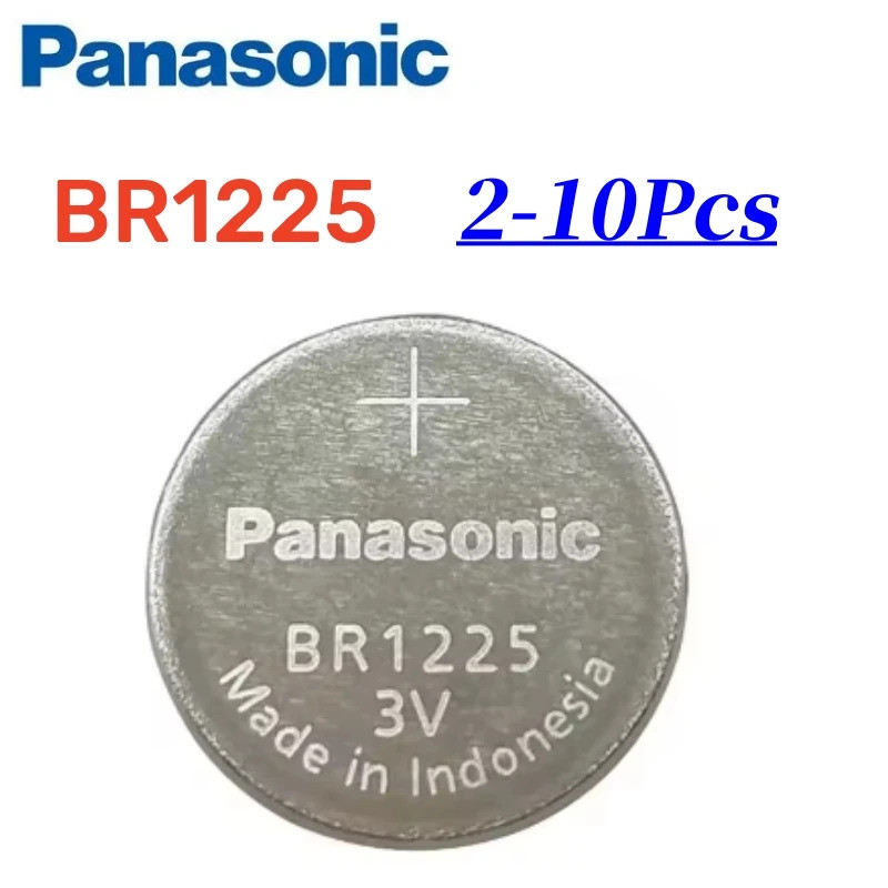 2-10pcs Original Panasonic BR1225 CR1225 Bulk 3V แบตเตอรี่ใช้งานร่วมกับ DL1225 KL1225 L1225 ECR1225 