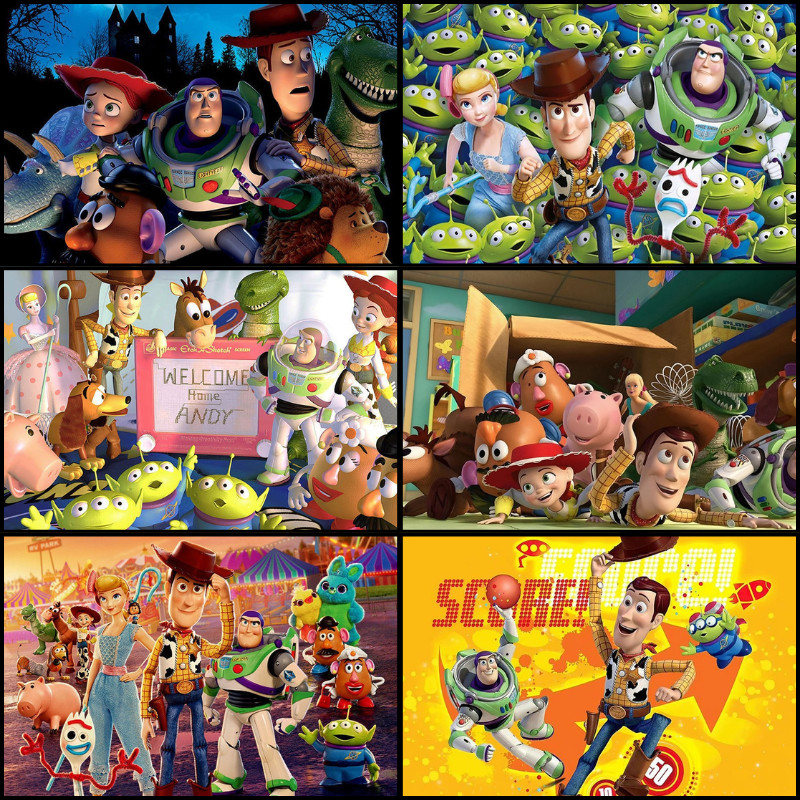 【Toy Story】ปริศนา 300 ~ 1,000 ชิ้น jigsaw puzzle ของเล่น เพื่อการศึกษา ปริศนาการ์ตูน ไม้ 621
