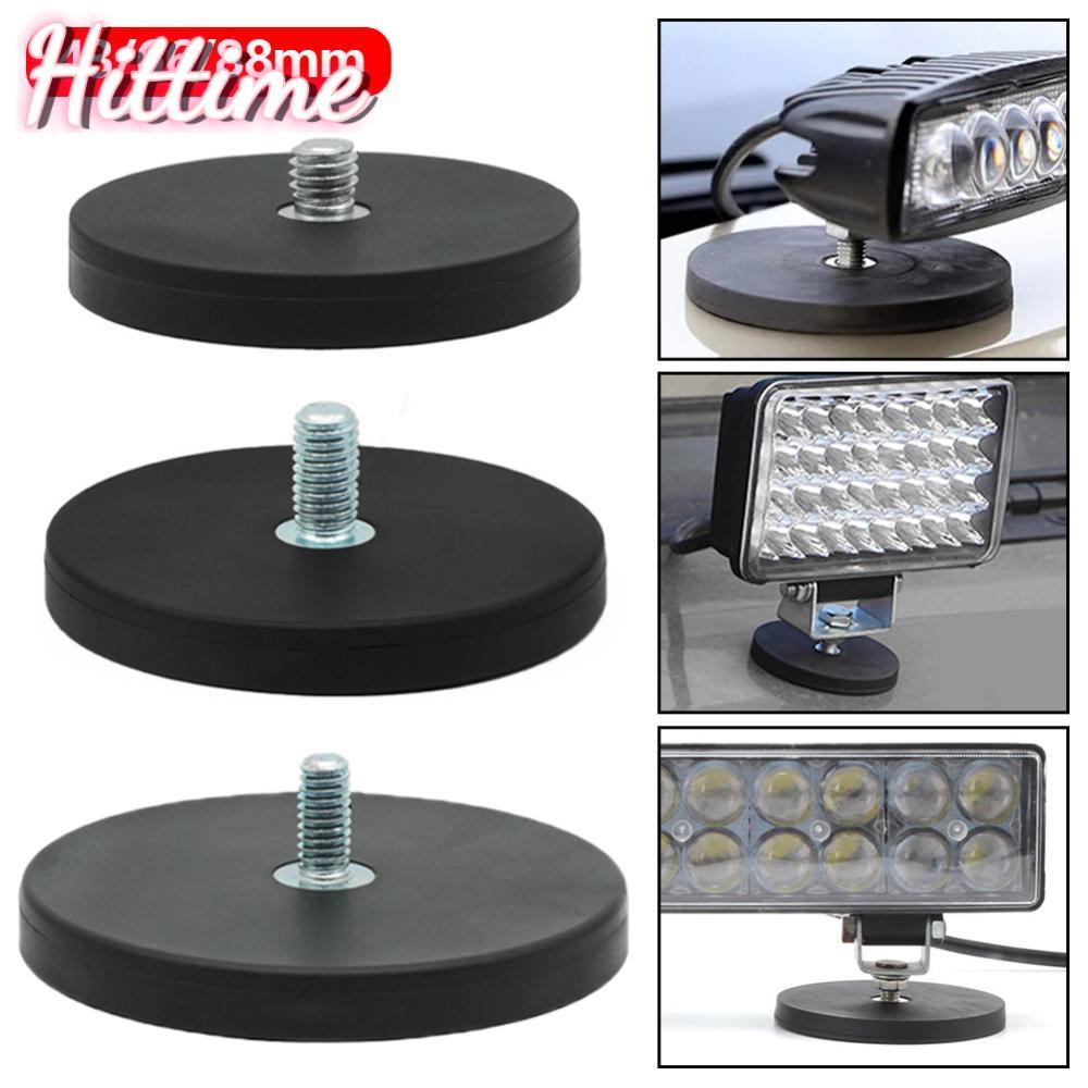 HITTIME 2pcs D43 D66 D88mm ด้ายภายนอกฐานแม่เหล็ก M6/M8 Mount Bracket Clamp สําหรับรถยนต์ LED Light W