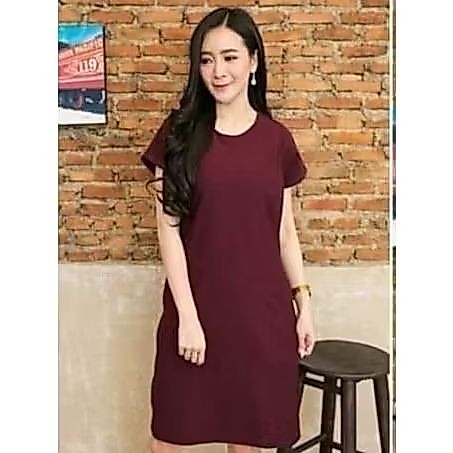 ชุดเดรสให้นม ฟรีไซส์*ทรงแขนในตัวผ้าเรย่อนทิ้งตัวใส่สวย​ ช่องกว้างให้นม/ปั้มนมสะดวก​ ไม่โป๊​ ใส่สบายมาก​ ผ้านิ่มๆ