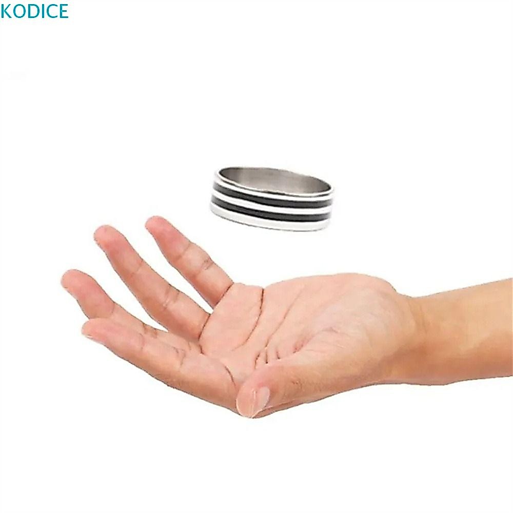 KODICE แหวนลอย ผลลอย Mentalism Tricks ของเล่นล่องหน ชุด Gimmick Prop Flying Ring Street Stage