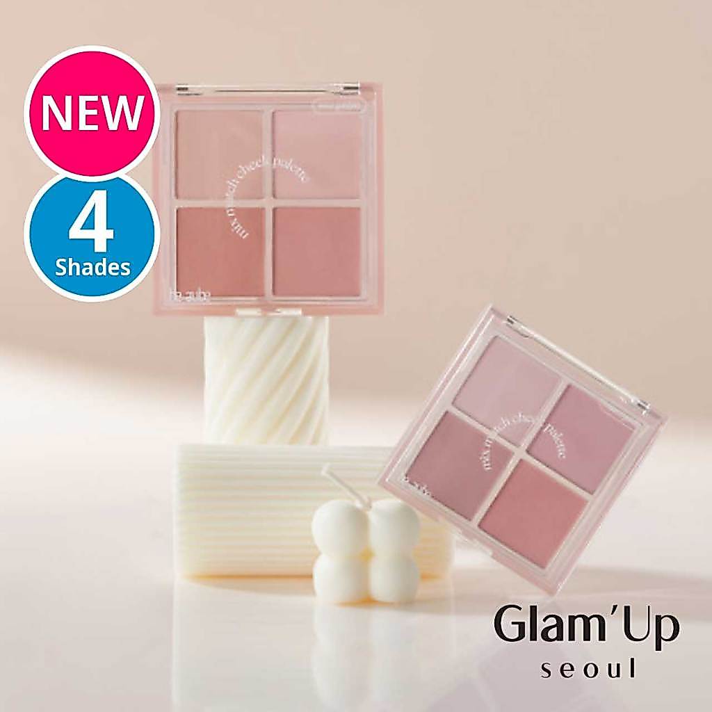 [Be Aube] X INBORA Mix Match Mute Cheek Palette (4shades) พาเลตต์แก้ม ปิดเสียง