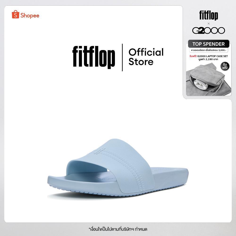 FITFLOP IQUSHION FLOWER FLIP-FLOPS รองเท้าแตะผู้หญิง รุ่น A6N-001 สี BLACK