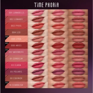 TIMEPHORIA Nebula Velvet Lip Cream ลิปศรีจันทร์ ลิปแมตต์เนื้อนุ่มดุจกำมะหยี่ เกลี่ยง่าย ไม่ตกร่อง