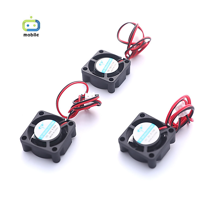 [maygood] พัดลมระบายความร้อน 12V 25mm 2510 25x25x10mm 2-pin Small Micro 2-Pack {TH}
