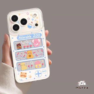 เคสใส ลายสุนัขและแมว สไตล์ฮิตกันกระแทก OPPO Reno 15 14 11 12 13 F19 9 Pro 14F 8T 12F 11F 15F 13F 10 9 5 12 5F A94 A94