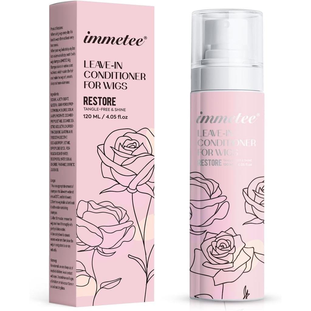 Immetee Ozine Wigs Hair Care Spray, Wig Moisturizer, เหมาะสําหรับวิกผมสังเคราะห์ 120ml/4.05 Liquid