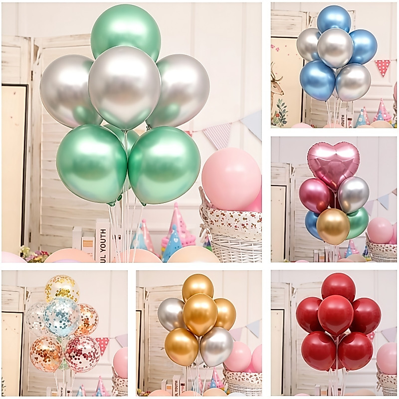 (มี100แบบ) ชุดลูกโป่ง 12นิ้ว พร้อมฐานตั้ง (มีฐานลูกโป่ง+ลูกโป่ง) มีหลายขนาด สำหรับตั้งพื้น สีของลูกโป่งสุ่ม