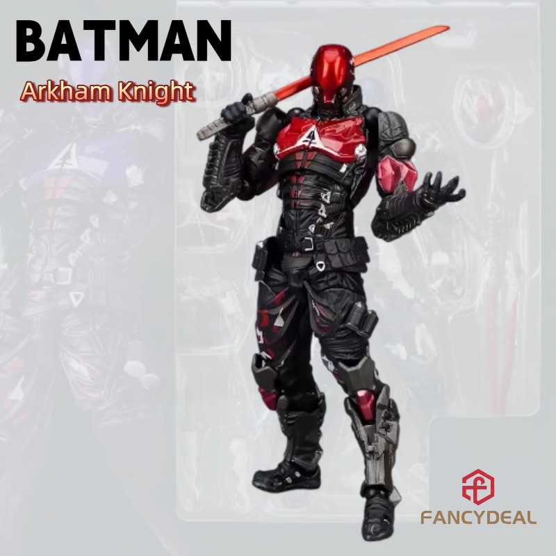 Batman Arkham Knight Revoltech Amazing Yamaguchi #024 PVC Non-Scale Articulated Action Figure เดี่ยว