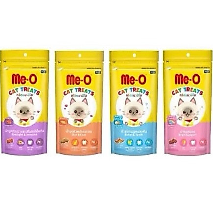 (12ซอง) Me-O Treat มีโอ ทรีต ขนมแมว 50g.*โปรดอ่านรายละอียดก่อนสั่งซื้อ
