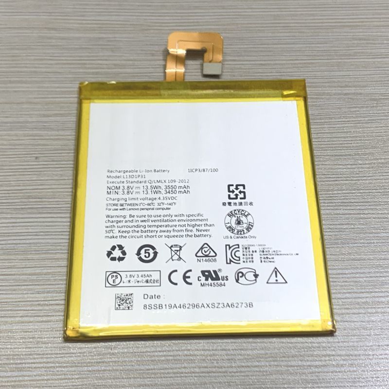 เหมาะสําหรับ S5000-F/S5000-H/tab2 A7-20/30/10F L13D1P31 แบตเตอรี่แท็บเล็ต