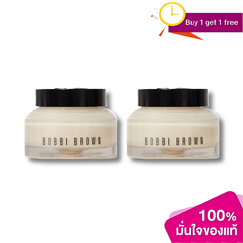 (ซื้อ1แถมฟรี1) Bobbi Brown Vitamin Enriched Face Base 50ml Face Base Smoothens Skin