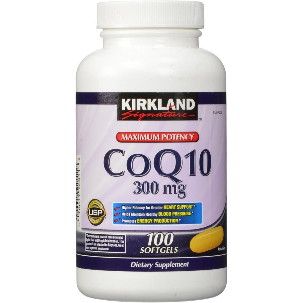 Kirkland Signature CoQ10 300 มก. 200 ซอฟท์เจล